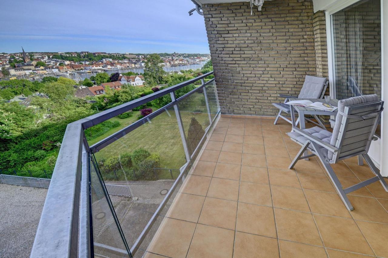 Fewo1846 - Bellevue - Sonnige 2-Zimmer-Wohnung Mit Balkon Und Hafenblick Flensburg Kültér fotó
